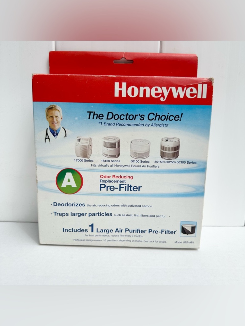 Honeywell Air Purifier Replacement Pre Filter A-Odor Reducing-One Large HRF-AP1